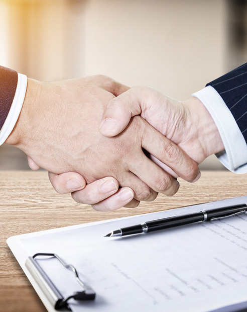 公司团队合作与商务场景